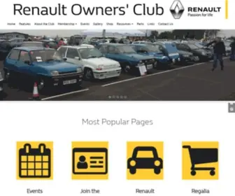 Renaultownersclub.com(Renault Owners Club) Screenshot