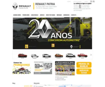 Renaultpatria.com.mx(Renault México) Screenshot