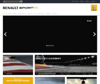 Renaultsportf1.com(Renault Sport F1) Screenshot