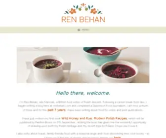 Renbehan.com(Food Writer) Screenshot