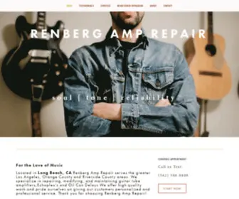 Renbergamprepair.com(Renberg Amp Repair) Screenshot