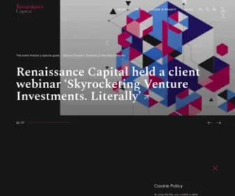 Rencap.com(Renaissance Capital) Screenshot