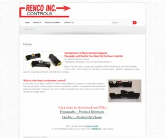 Rencocontrols.com(Renco Inc) Screenshot