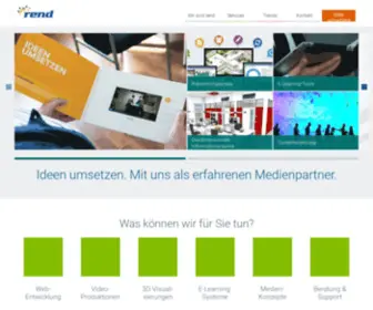 Rend.de(Ideen umsetzen. Mit uns als erfahrenen Medienpartner) Screenshot