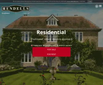 Rendells.co.uk(Estate Agents) Screenshot