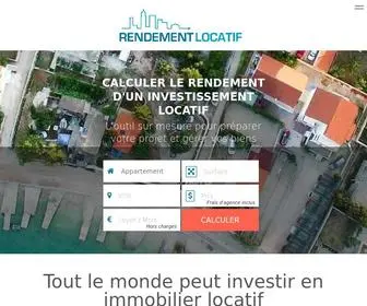 Rendementlocatif.com(Simulateur Investissement Locatif) Screenshot