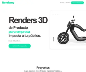 Rendemy.com(Renders 3D de Producto) Screenshot