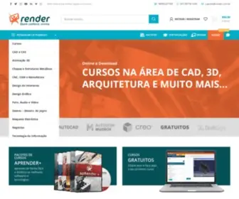 Render.com.br(Render Cursos Online e DVD) Screenshot