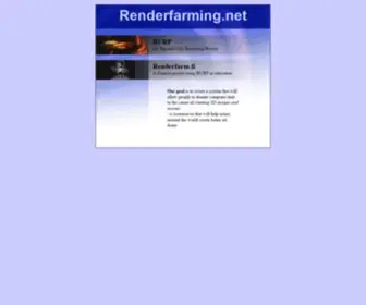 Renderfarming.net(The portal) Screenshot