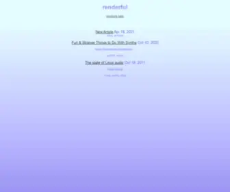 Renderful.com(renderful) Screenshot