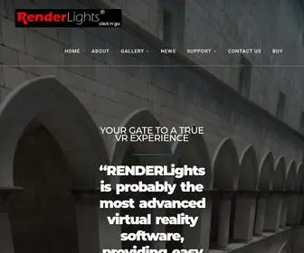 Renderlights.com(RenderLights is probably the most advanced virtual reality software) Screenshot