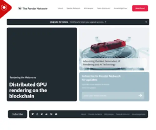 Rendernetwork.com(The Render Network) Screenshot