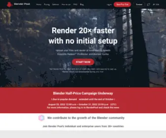 Renderpool.net(Render pool) Screenshot