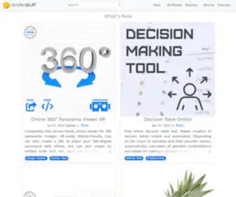 Renderstuff.com(Free Tools and Assets for Digital Content Creators) Screenshot