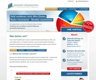 Rendite-Spezialisten.de(Rendite Spezialisten) Screenshot