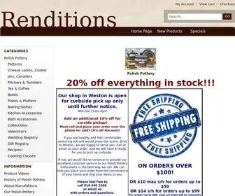 Renditionsweston.com(Renditions Renditions) Screenshot