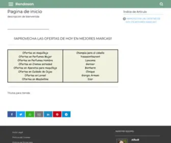 Rendoson.es(Productos de Electronica) Screenshot
