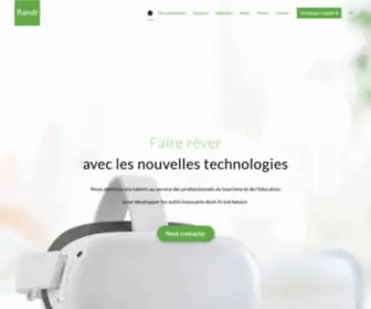 Rendr.fr(La réalité virtuelle au service du tourisme et de l'éducation) Screenshot