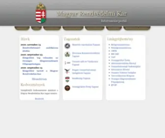 Rendvedelmikar.hu(Magyar) Screenshot