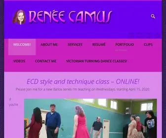 Reneecamus.com(Renée Camus) Screenshot