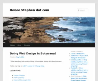 Reneestephen.com(Renee Stephen dot com) Screenshot