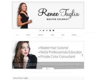 Reneetaglia.com(Renee Taglia Master Hair Colorist Master Hair Colorist) Screenshot