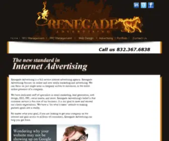 Renegade-Advertising.com(SEO, PPC and Online Advertising Agency) Screenshot