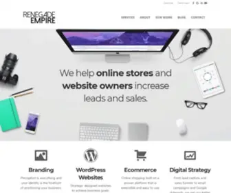 Renegade-Empire.com(Website Design) Screenshot