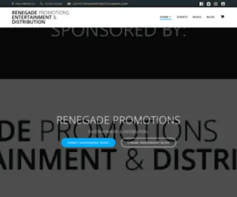 Renegade-Promotions.com(RENEGADE PROMOTIONS ENTERTAINMENT & DISTRIBUTION) Screenshot