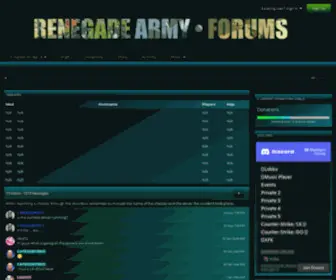 Renegade.army(Forums) Screenshot