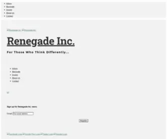 Renegadeeconomist.com(Renegade Inc) Screenshot