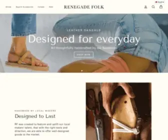 Renegadefolk.com(Renegade Folk) Screenshot