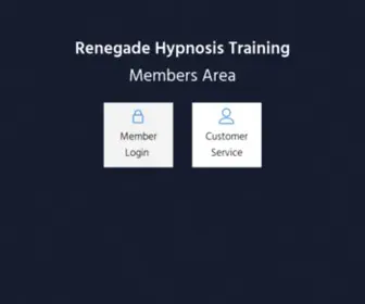 Renegadehypnosistraining.com(Renegade Hypnosis Training) Screenshot