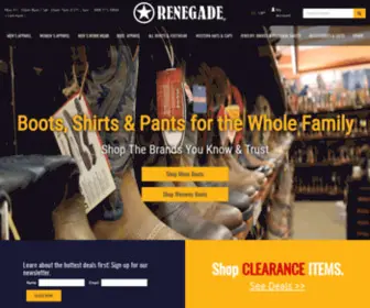 RenegadeStores.com(Renegade Stores) Screenshot