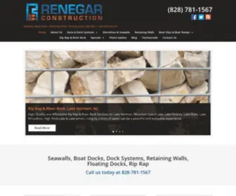 Renegarconstruction.com(Boat Docks) Screenshot