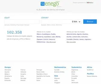 Renego.com.mx(Renego buscador de empleo para México) Screenshot