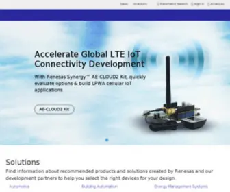 Renesas.com(Renesas Electronics Corporation) Screenshot