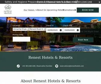 Renesthotels.com(Best boutique hotel in India) Screenshot