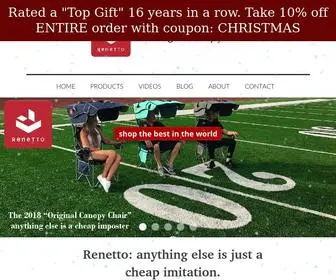Renetto.com(Canopy chair) Screenshot