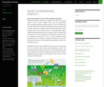 Renewable-Solarenergy.com(Renewable Solar Energy) Screenshot