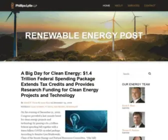 Renewableenergypost.com(Renewable Energy Post) Screenshot