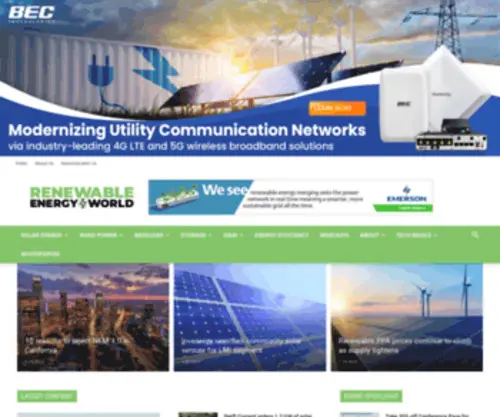 Renewableenergyworld.com(Renewable Energy World Online) Screenshot