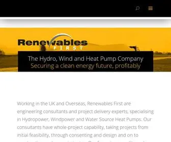 Renewablesfirst.co.uk(Renewable Energy in UK) Screenshot
