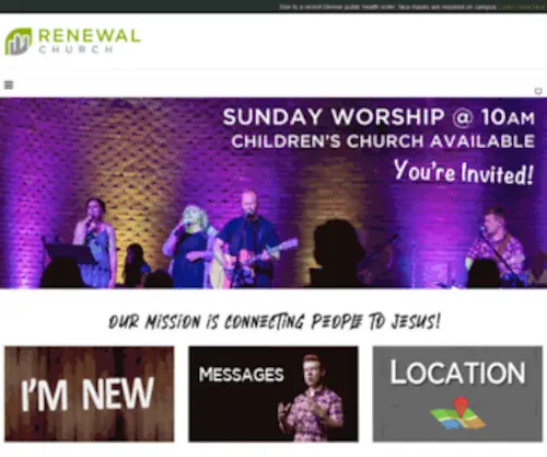 Renewaldenver.org(Renewal Church) Screenshot