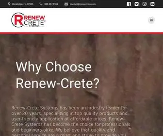 Renewcrete.com(The Ulitmate in User) Screenshot