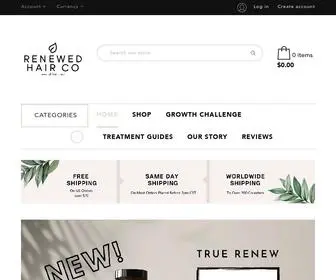 Renewedhairco.com(Renewed Hair Co) Screenshot