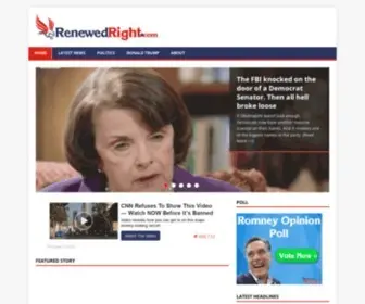 Renewedright.com(Renewed Right) Screenshot