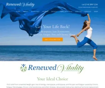 Renewedvitalitymd.com(Renewed Vitality) Screenshot