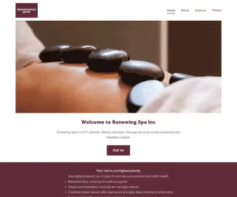 Renewingspa.com(Renewing Spa) Screenshot