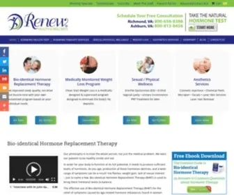 Renewmetoday.com(Bio-identical Hormone Replacement Therapy (BHRT)) Screenshot